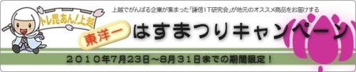 はす祭り、キャンペーン