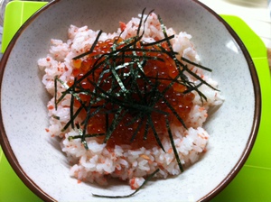 鮭の親子丼