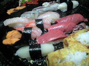 三恵さんのお寿司