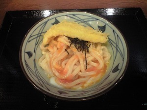 釜玉明太うどん