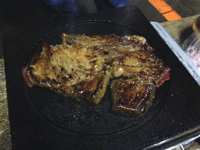 溶岩プレート焼き肉