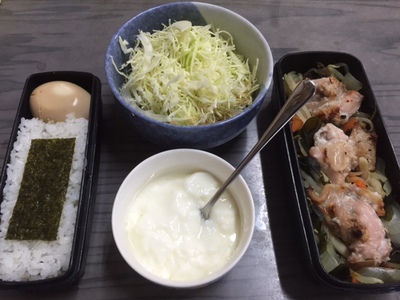 今日の弁当