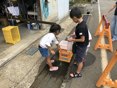 そうめん流しイベント